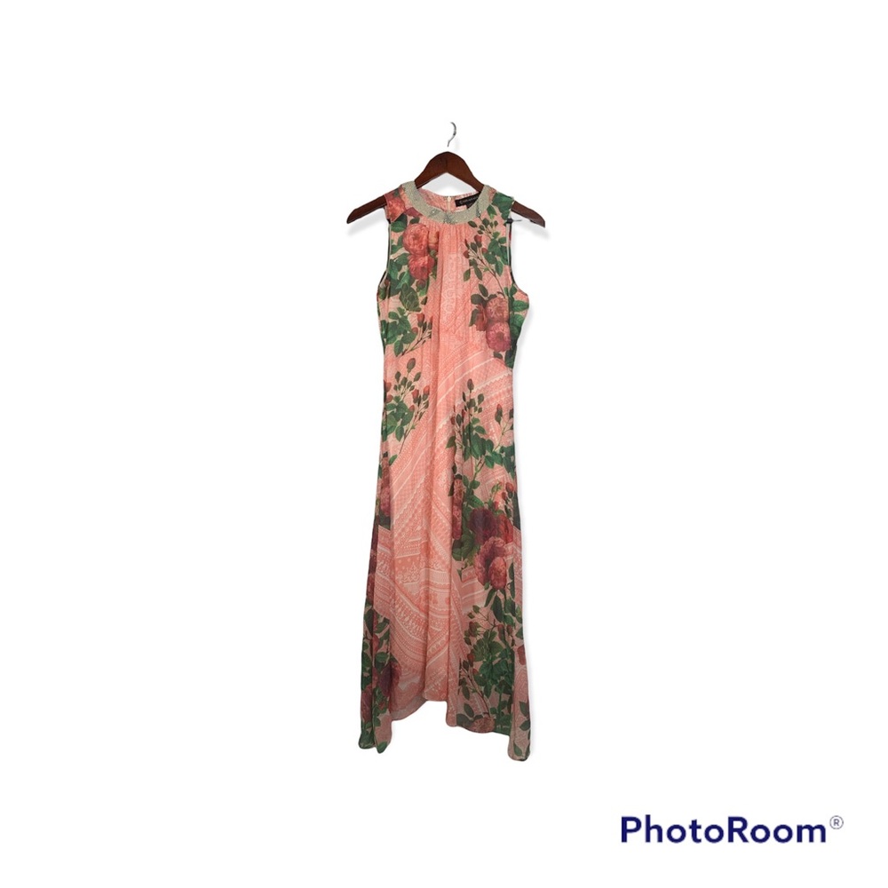 Anthropologie sleeveless floral maxi dress NWT Size 4